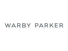 the logo for warby parker on a white background